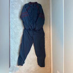 Vintage 90s Men’s Navy tracksuit
